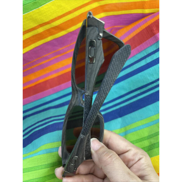 Rare Oakley Jupiter Squared Woodgrain/ Tungsten Iridium Polarized OO9135-07 H48 - Picture 4 of 8